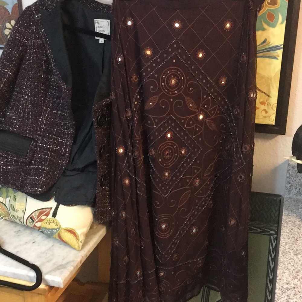 Amazing Beading Embroidery Debbie Shuchat Maxi 10!